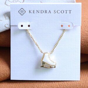Kendra Scott | Ice Skate - Gold White Mother-of-Pearl Necklace